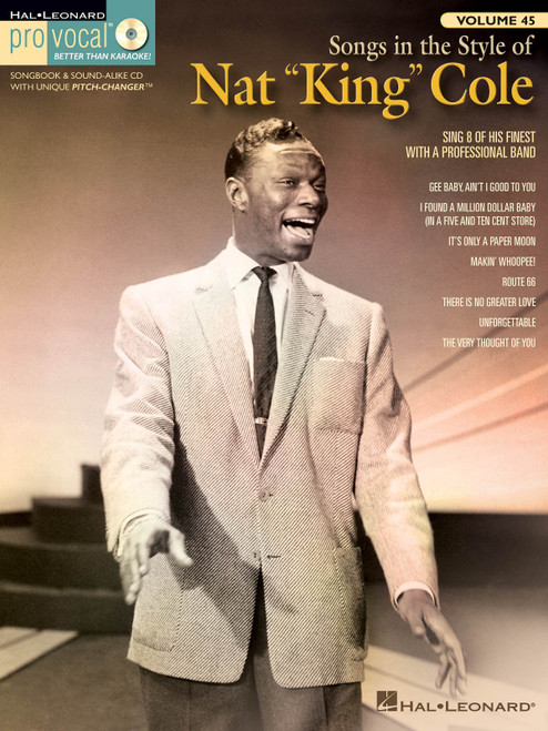 Songs in the Style of Nat "King" Cole: Pro Vocal Men's Edition Volume 45
