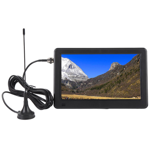 6 Inch Small Portable TV, Small TV with Digital Tuner, USB Memory Card Support, Digital ATSC TV for Camping Car
