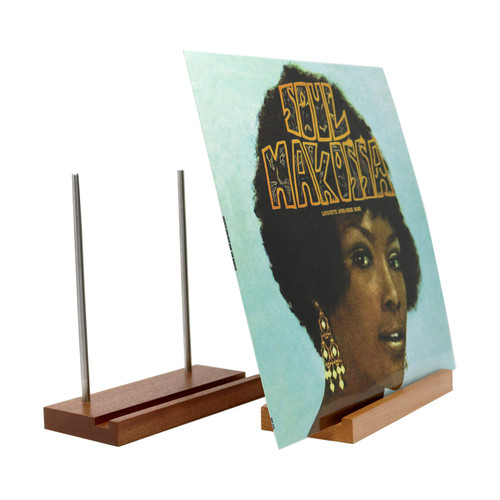 Big Fudge Wooden Record Holder Stand. Now Playing Vinyl Record Stand and Display Stand Record Storage for Special LP Albums. Sapele Wood Rack Easel Stand, Fits Regular Vinyls or Gatefold Album