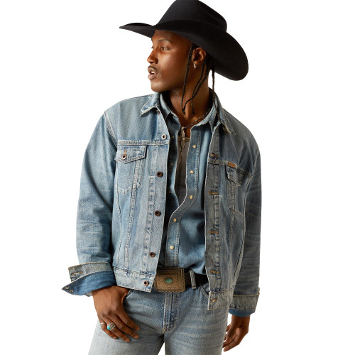 ARIAT Men’s Yellowstone Hometown Denim Jacket
