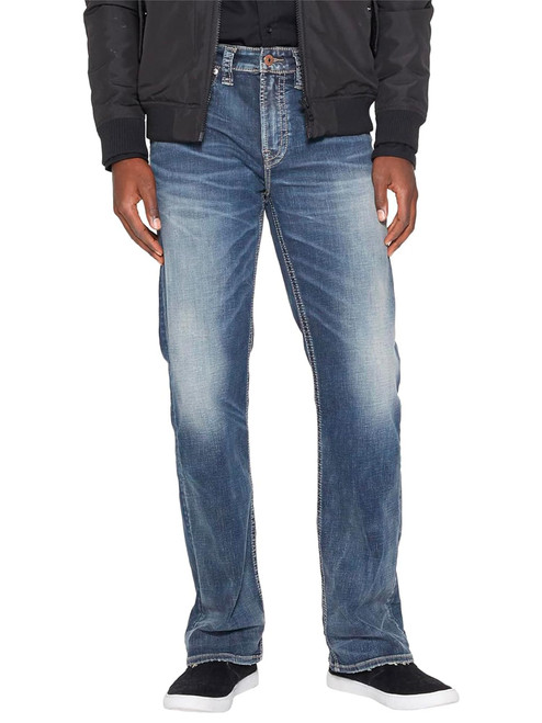 Silver Jeans Co. Craig Classic Fit Bootcut Jeans | Relaxed & Stretchy Denim Bottoms