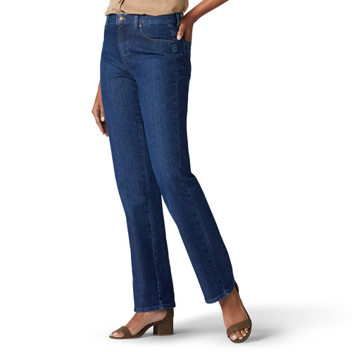 Lee -Women's Relaxed Fit Straight-Leg Jean, Meridian, 12
