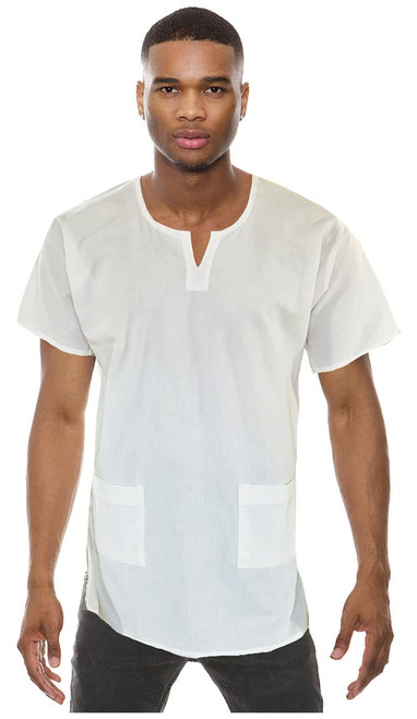 Off White Traditional African Dashiki Shirt