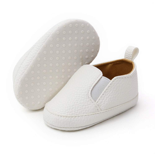 Meckior Toddler Baby Girls Boys Shoes Infant First Walkers Sneakers A/White