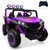 OTTARO 2 Seater Ride on Car Truck,24V Electric Vehicle Car for Kids 3-8 Years,200W Motors,4 Shock Absorbers, Music Play,Bright Light, Remote Control(Purple)