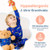 Zip N' Bear Buttery Soft Pajamas for Kids - Styled By Kardashians - Sky Sleepers Pajamas For Boys - Naturally Hypoallergenic and Ultra-Breathable - Age 7/8 Years Multicolor