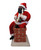 Fraser Hill Farm 48-in. African American Santa Claus in The Chimney | Music and Motion Holiday Decorations | Christmas Animatronic | FSC048-1RD-AA