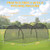 Shopsource Baseball Batting Cage, 22x12x8 Feet Baseball & Softball Hitting cage for Backyard Park, Portable Batting Cage System w/Carrying Bag