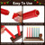 10 Pieces Kwanzaa Kinara Candles Set Flameless Battery Operated Kwanzaa LED Taper Candles with Candle Holder Wooden Wine Goblet Bamboo Table Mat for Kwanzaa Celebration Decoration