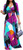 FANDEE Plus Size Maxi Dress for Women Summer Sundress V-Neck 3/4 Sleeve Multicoloured X-Large