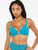 Savage X Fenty, Women's, Romantic Corded Lace Front-Closure Push Up Bra, Laidback Blue, 34C