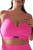Savage X, Womens, Spotlight Low-Impact Sports Bra, Pink Highlighter, 2X