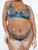 Savage X Fenty, Women's, Shining Star Lace String Bikini, Wildflower Blue Starstruck Embroidery, XS