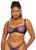 Savage X, Women's Gilded Chains Embroidered Mesh Balconette Bra, Lux Purple Dusk, 34B