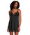 Eberjey Womens Beatrix Plunge Chemise Black Beatrix Plunge Chemise Small