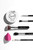 SIGMA Beauty Most Wanted Makeup Brush Set – Set of 5 Favorite Makeup Brushes for Foundation, Highlighter, Eyeshadow, Pencil Liner, and Blending (5 pcs)