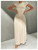 SOLY HUX Women's Summer Maxi Dress Modest Mock Neck Cap Sleeve A Line Flowy Elegant Long Dresses Plain Khaki Medium