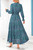 PRETTYGARDEN Women's Floral Maxi Dress 2025 Fall Long Sleeve V Neck Casual A Line Long Flowy Boho Party Dresses (Floral Purple Green,Medium)