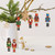 Woanger 36 Pcs Christmas Nutcrackers Ornaments - African American Hanging Christmas Tree Decorations - King and Soldier Nutcracker Black Figures for Xmas Tree