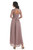 BOLENSYE Women's Mother of The Bride Dresses with Sleeves Taupe Formal Wedding Party Gown Size10