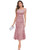 WarmTide Grandmother of The Bride Dresses for Wedding Long Mermaid Sparkly Off Shoulder Formal Gown Hot Pink Size 6