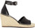 Vince Camuto womens Leera Espadrille Wedge Sandal, Black, 8.5 US