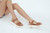 UBFEN Womens Platform Sandals Comfortable Lightweight Walking Ankle Strap Casual Low Wedge Sandals Ab Brown Women US 8