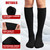 we fleece Warm Knee High Socks for Women-Thermal Cotton Socks for Hiking,Work,Winter,Gifts(One Size, 5Pack Black/Grey/Brown/Beige/Black)