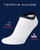 Tommy Hilfiger Women's Low Cut Socks - 12 Pack Lightweight Performance No Show Socks - Athletic Socks for Women (Sizes: 4-10), Size 4-10, White Multi