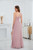 Bolodoo Bridesmaid Dress Chiffon One Shoulder Formal Evening Slit Pleated Chiffon One Shoulder Formal Dresses for Women Evening Party Gowns Size 2