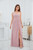 Bolodoo Bridesmaid Dress Chiffon One Shoulder Formal Evening Slit Pleated Chiffon One Shoulder Formal Dresses for Women Evening Party Gowns Size 2