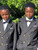 KSWYCT Boys Suit for Wedding 3 Piece Slim Fit Suits for Kids Double Breasted Prom Suits Blazer Vest Pant Tuxedo Outfit Size 5 Black