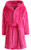 Girls Fleece Hooded Robes, Warm Printed Bath Robe for Kids Soft Fuzzy Bathrobe for Gifts Rose 9-12 Years