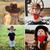 Custom Toddler Boys Cowboy Hat, 2-8t Kids Western Hat, Leather Hatband Baby Cowgirl Hat for Girls, Gift Cowboy Hats for Kids Brown