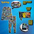 Pokemon T Shirt & Shorts Set for Boys Teens 2 Piece Anime Lounge Set Outfit (11-12 Years, Black AOP)