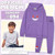 Pokemon Tracksuit Set Boys, Teens, 2 Pc Hoodie Joggers, Anime Hoodie Sweatpants Kids Clothes Teen Apparel, Gifts for Boys (13-14 Years, Purple Gengar)