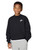 Nike Kid's Sportswear Club Fleece Sweatshirt, Black/White, Large