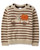 Gymboree,Boys,and Toddler Long Sleeve Embroidered Crew Neck Pullover Sweater,Harvest Stripe Truck,7