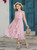 Pink Dress for Girls 10-12 Summer Halter Neck Sundress Tiered Ruffle A-Line Swing Birthday Party Dresses