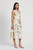 FLORAL MIDI COWL NECK DRESS