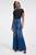 Good American Good Waist Palazzo Wide Leg Jeans in Blue Size 4/27