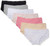 Calvin Klein Little Girl's Modern Cotton Hipster, Multipack Underwear, nude, pink, White, Grey, black, White, Pink, Large