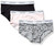 Calvin Klein Girls Modern Cotton Hipster Underwear, MultiPack Leo Heather/Crystal Pink/Black Large