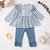 Baby Girl Clothes Toddler Girl Cute Outfits Long Sleeve Ruffle Shirt Solid Pants Little Baby Girl Fall Winter Clothes 12-18 Months