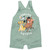 Disney Lion King Simba Timon Pumbaa Newborn Baby Boys French Terry Short Overalls T-Shirt & Hat 3 Piece Outfit 6-9 Months