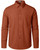 ZEROYAA Men's Regular Fit Dress Shirt Solid Wrinkle-Free Long Sleeve Casual Business Button Up Shirts with Pocket ZSSCL05-Burnt Orange XX-Large