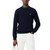 Lacoste Men's Long Sleeve Crewneck Cotton Jersey Sweater, Navy Blue, X-Large
