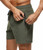 Tyhengta Men's Stretch Swim Trunks Quick Dry Beach Shorts with Zipper Pockets and Mesh Lining ArmyGreen 34