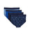 POLO RALPH LAUREN P4 Stretch Classic Fit Briefs Blue Saturn/Monroe Blue Heather/White/Pale Royal Heather/Cruise LG