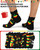 Cutecrop 10 Pairs Black Power Socks for Men African Flag Novelty Ankle Socks Funny Kwanzaa Christmas Holiday Freedom Day Gifts Black History Month Juneteenth Gifts Bulk for African American Men